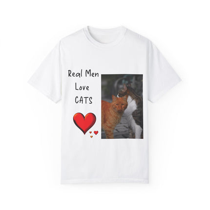 Real Men Love Cats Unisex T-Shirt – Cute Cat Lover Tee