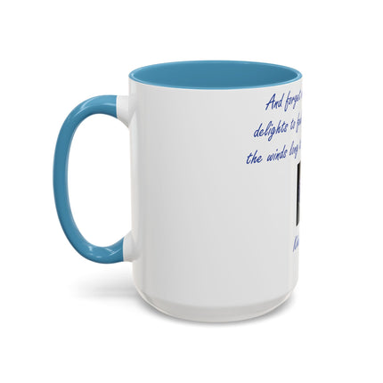 15oz Ceramic Mug with Khalil Gibran Quote | Earth Accent Cup