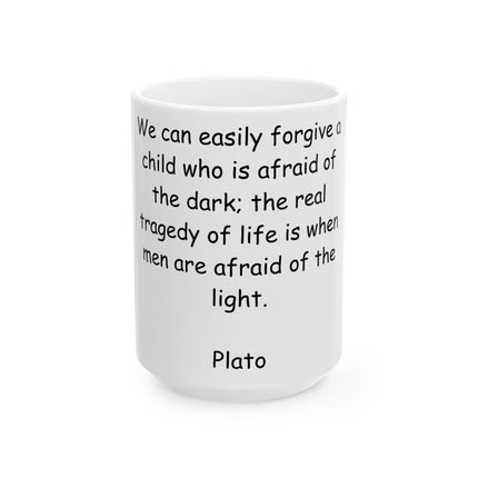 Philosophy Quote Mug – 15oz Ceramic | Plato’s Insight