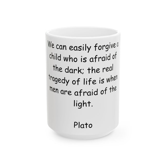 Philosophy Quote Mug – 15oz Ceramic | Plato’s Insight