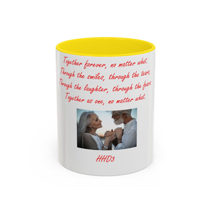 Accent Coffee Mug – “Together Forever” – Romantic Gift – 11oz