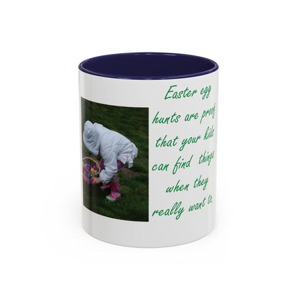 Funny Easter Egg Hunt Mug – 11oz Accent Cup for Parents