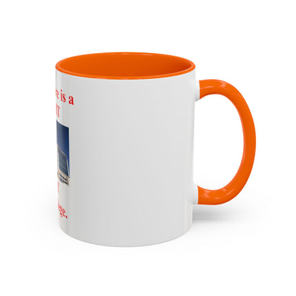 Healthcare is a Right Accent Coffee Mug - 11/15oz