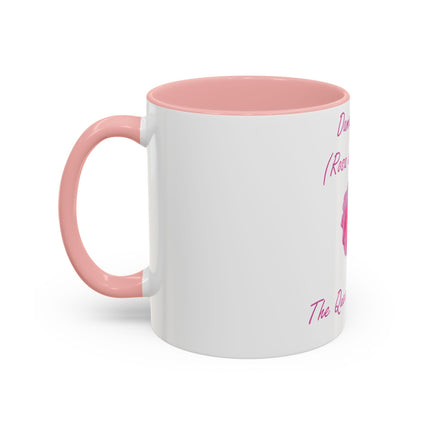 Damask Rose Accent Coffee Mug - The Queen of Flowers 11oz