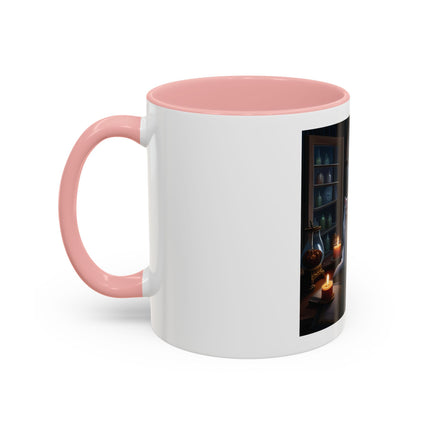 Moonlit Witch Cats Coffee Mug — Gothic Cat Magic Tea Cup (11/15oz)