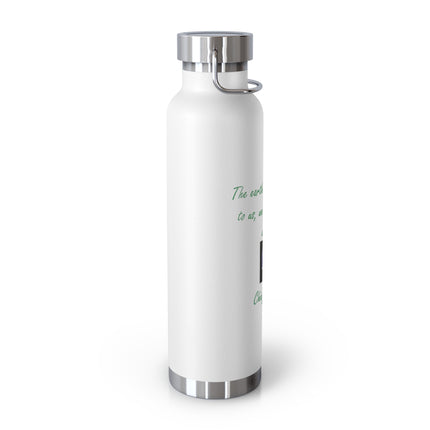 Copper Insulated Bottle – Chief Seattle Earth Quote – 22oz
