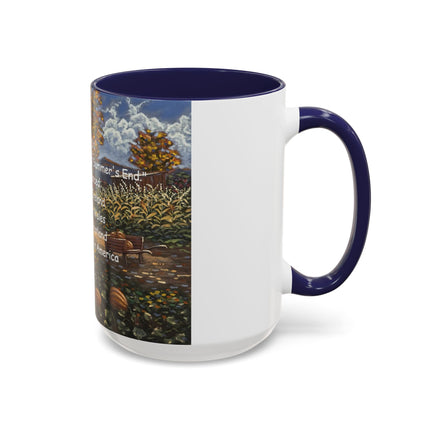 Samhain Accent Mug – 15oz Ceramic Cup with Pumpkin Spice Wit