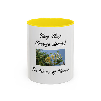 Ylang Ylang Botanical Coffee Mug — "The Flower of Flowers" (11/15oz)
