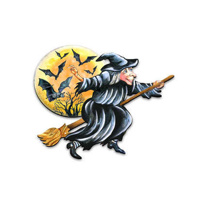 Witch Halloween Door Decor by G. DeBrekht - Thanksgiving Halloween Decor - 8114011H-4