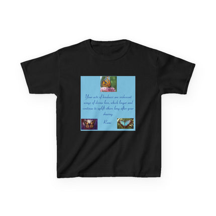 Kids Tee with Butterfly Design – Inspirational Nature Gift