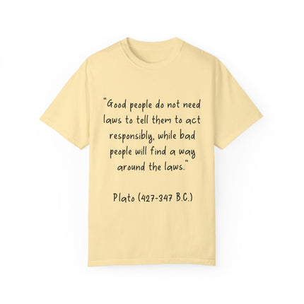 Plato Quote T-Shirt – Unisex Wisdom Tee for Thoughtful Advocates
