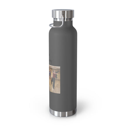 Dancing Is Silent Poetry 22oz Copper Insulated Bottle - Perfect Gift for Dance Lovers