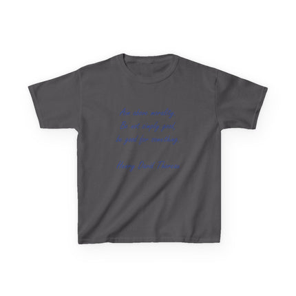 Inspirational Kids Tee - 'Aim Above Morality' - Be Good for Something