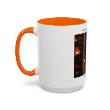 Cacao Brings Me Home Accent Coffee Mug – Cozy Ritual Hot Chocolate Gift (11/15oz)