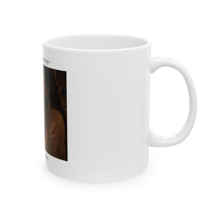 Cacao Mug — "Cacao doesn't wake me up, it brings me home" Ceramic Coffee Tea Cup (11oz, 15oz)