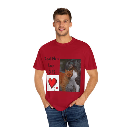 Real Men Love Cats Unisex T-Shirt – Cute Cat Lover Tee
