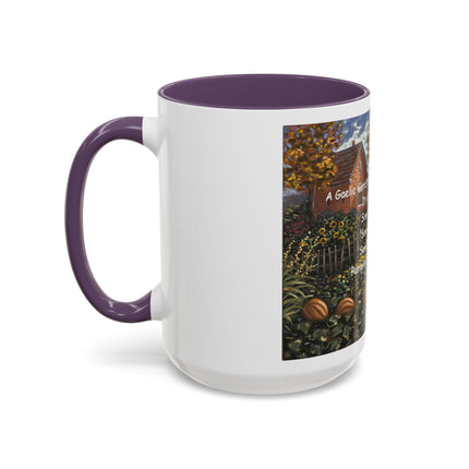 Samhain Pumpkin Spice Accent Coffee Mug — Autumn Harvest 11/15oz