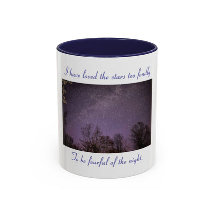Starry Night Coffee Mug — “I have loved the stars too fondly” Accent Mug
