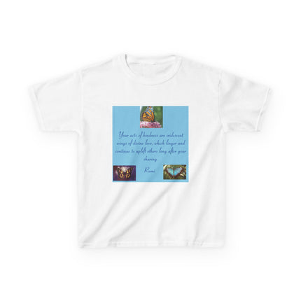 Kids Tee with Butterfly Design – Inspirational Nature Gift