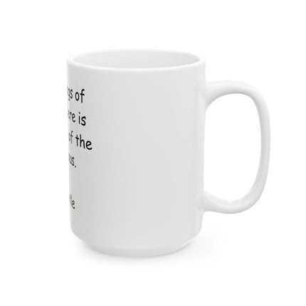 Aristotle Quote Ceramic Mug — "In all things of nature there is something of the marvelous." (11oz & 15oz)