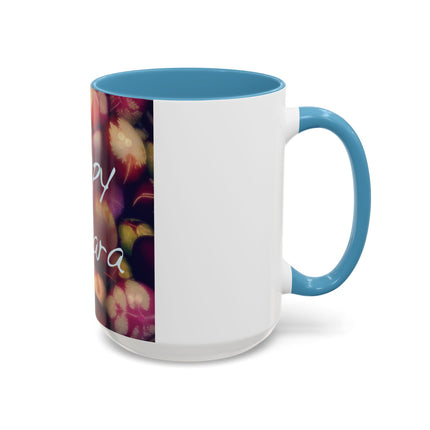 Ostara Celebration Mug – 15oz Accent Cup with Colored Egg Design
