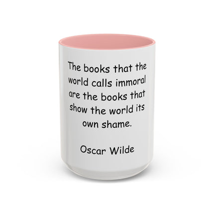 Oscar Wilde Quote Coffee Mug — Literary Quote Accent Mug (11/15oz)