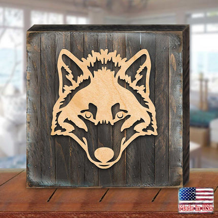 Celtic Wolf Art Wooden Wall Art by Celtic Art - Celtic Decor - 953165B-1