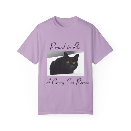 Proud to Be a Crazy Cat Person T-Shirt – Unisex Tee for Cat Lovers