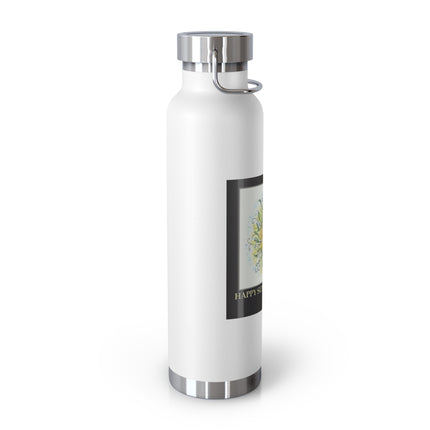 Happy Summer Solstice Copper Vacuum Bottle — 22oz Sun & Greenery