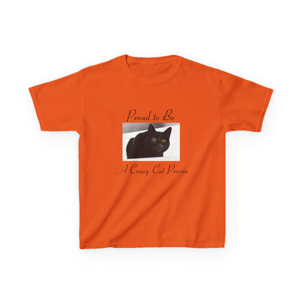 Proud Cat Person Kids Tee – Fun Cotton T-Shirt for Young Cat Lovers