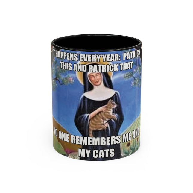 Funny Cat Lover Mug – ‘No One Remembers Me and My Cats’ – 11oz
