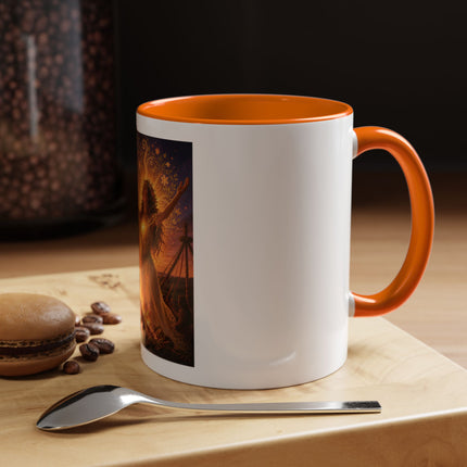 Mug — Pagan Bonfire Coffee Mug with Inspirational Beltane Quote
