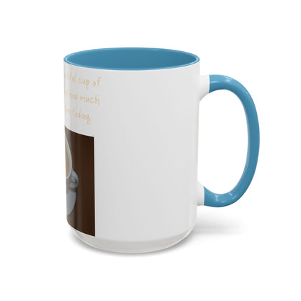 Funny Tea Mug – “Lie to Me” Motivational Accent Ceramic – 15oz