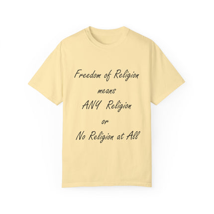 Freedom of Religion Tee – Unisex Statement Shirt for All Beliefs
