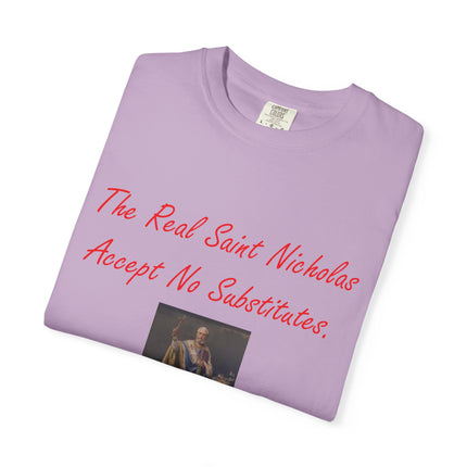Unisex Garment-Dyed T-shirt - The Real Saint Nicholas Design