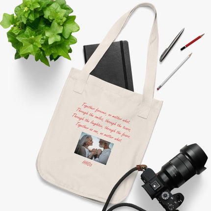 Organic Canvas Tote – “Together Forever” – Romantic Quote