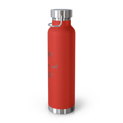 22oz Insulated Water Bottle — 'Pray for Others, Prey on Others' Red Stainless Thermos