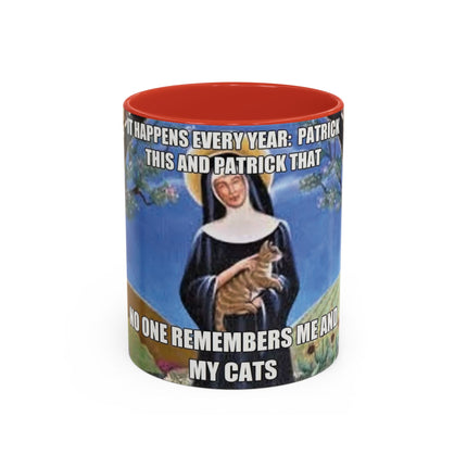 Funny Cat Lover Mug – ‘No One Remembers Me and My Cats’ – 11oz