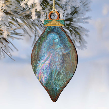 Forest Fairy Wooden Ornaments by Josephine Wall - Christmas Decor - 845620-JW-0