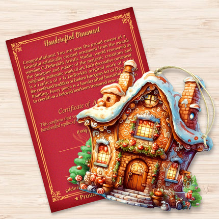Fairy Tale House Wooden Ornaments by G. Debrekht - Christmas Decor - 8100191-1-4