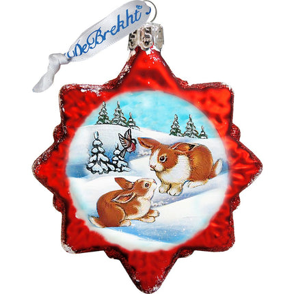 Under and Over the Sea Mercury Glass Ornaments Set of 3 by G. DeBrekht - Wildlife Holiday Decor - 770110S3-2