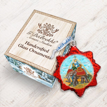Gaspar Three Kings Mercury Glass Ornament by G. DeBrekht - Nativity Holiday Decor - 772014-2