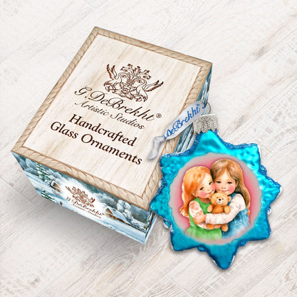 Sister's Love Mercury Glass Ornaments by G. Debrekht - Christmas Decor - 776010-3