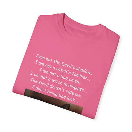 Unisex Cat-Themed T-Shirt – "Please Don't Hurt Me" Design