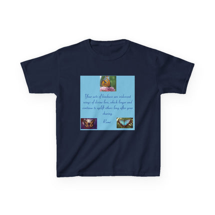 Kids Tee with Butterfly Design – Inspirational Nature Gift