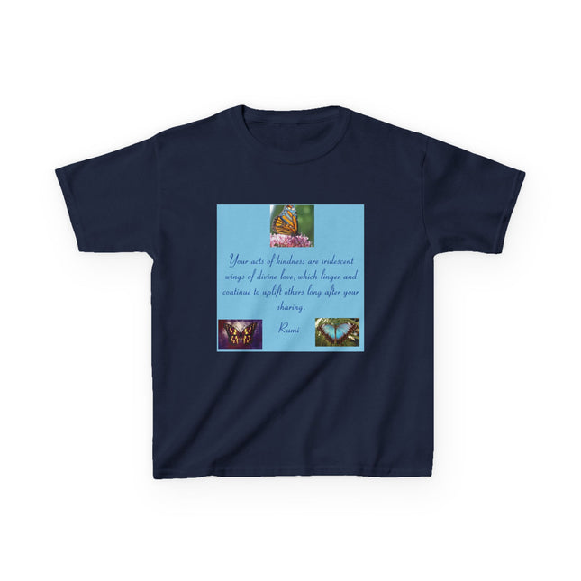 Kids Tee with Butterfly Design – Inspirational Nature Gift