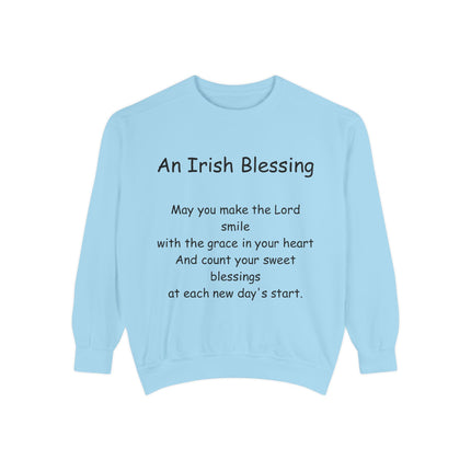 Irish Blessing Unisex Sweatshirt | Comfortable Gift for St. Patrick's Day & Everyday Inspiration