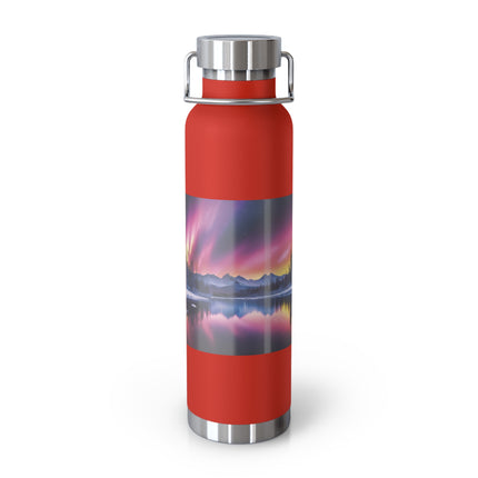 Aurora Landscape Insulated Water Bottle – 22oz Vacuum Flask