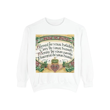 Blessed Be Your Holidays Unisex Sweatshirt - Cozy & Heartfelt Gift