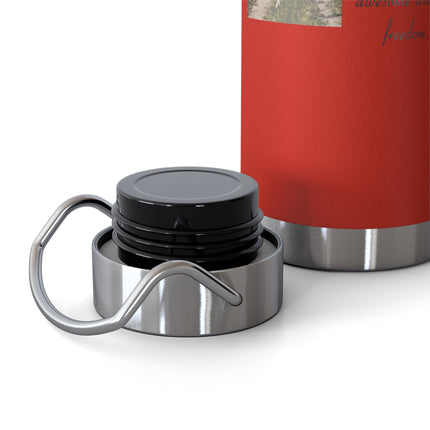 22oz Insulated Bottle with Inspirational Quote – Copper Vacuum Flask